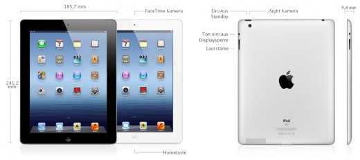 Apples Neues iPad (3. Gen.) - Features und Spezifikationen