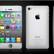 Mockup: Weißes iPhone 5 / iPHone 4S