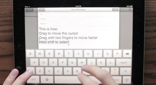 Videokonzept: Praktische Verbesserungen für die iPad-Tastatur