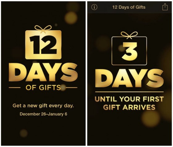 12 Tage Geschenke App