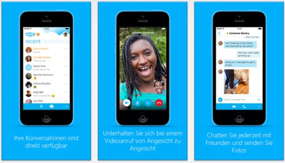 Skype 5.5 für iPhone: iOS-8-Kompatibilität und interaktive Benachrichtigungen
