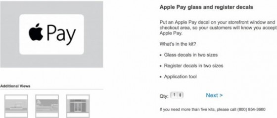 Apple Pay: Händler sollen Apple-Pay-Aufkleber bekommen