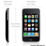 iPhone 3GS Spezifikationen & Dimensionen