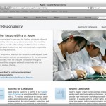 Apple's neue Seite "Supplier Responsibility"