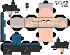 DIY Steve Jobs aus Papier