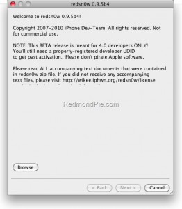 redsn0w0.9.5b4 hat das Zeug, iOS 4 zu jailbreaken