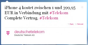 iPhone 4 bei der Deutschen Telekom