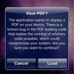 PDF-Warnung als Übergangslösung für die iOS-Sicherheitslücke
