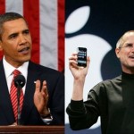 Steve Jobs und Barack Obama