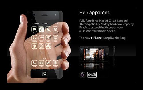 iPhone Konzept: Transparent