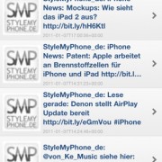Screenshot: iPhone News App