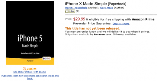 "iPhone 5 Made Simple" bei Amazon