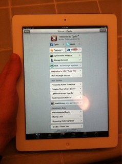 iPad 2 mit Cydia, dank @comex