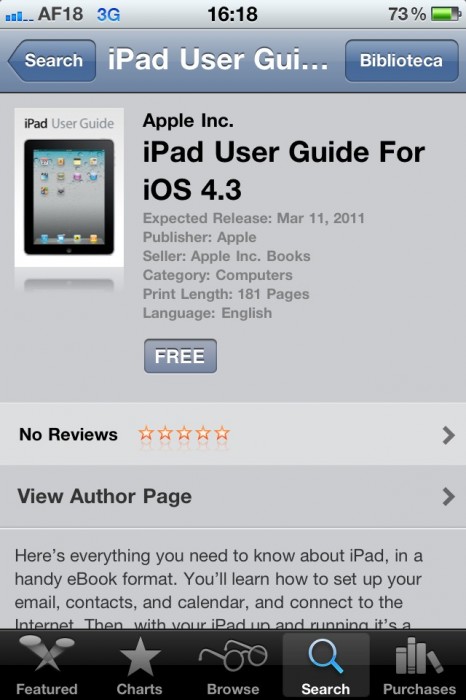 iPad User Guide für iOS 4.3