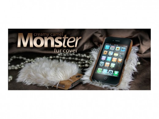 Ion Factory Monster iPhone 4 Cover mit Felloberfläche