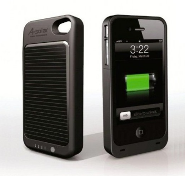 A-Solar iPhone 4 Power Pack Solar-Akku-Case bei StyleMyPhone