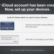 Screenshots: Den MobileMe Account übersiedeln zu iCloud
