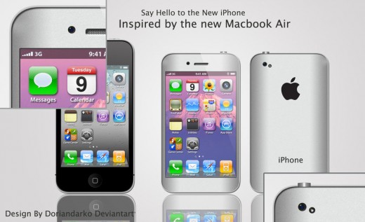 iPhone 5 Konzept: "How I wish it was" (weiß) von DorianDarko