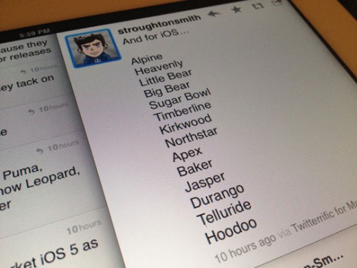 iOS: Apple's Codenamen für die iOS-Versionen