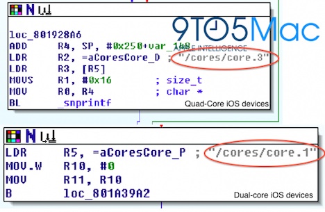 iOS 5.1b2: Erneut Hinweise auf Quad-Core CPU in iPhone 5 und iPad 3