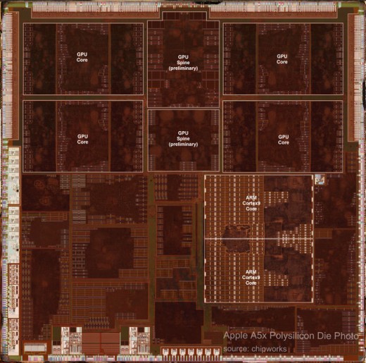 Chipworks: Der A5X Prozessor im Detail