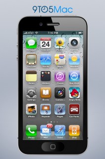 iPhone 5: So würde der Homescreen auf einem 4-Zoll Display aussehen