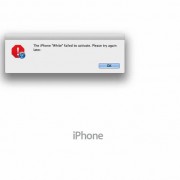 9. Schritt: iTunes öffnen, und das zu entsperrende iPhone anschließen. iTunes sollte jetzt eine Fehlermeldung an zeigen, dass das Gerät nicht aktiviert werden konnte. (Falls nicht: einfach noch einige Male ab- und anschließen.) Mit OK bestätigen, etwas warten, und kurze Zeit später sollte oben links der neue Provider angezegit werden. 