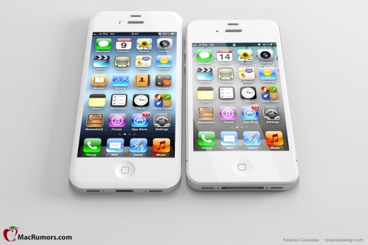 Mockup: So könnte ein iPhone 5 mit 4-Zoll Display aussehen