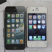 iPhone 5: Neues, realistisches Mockup auf Basis der Schemazeichnung (iPhone 4S rechts)