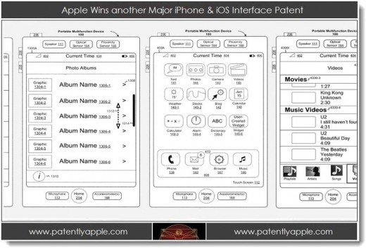 Apple sichert sich iOS-Interface Patent