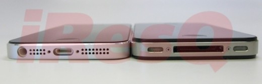 iPhone 5: Dicke im Vergleich zum iPhone 4S