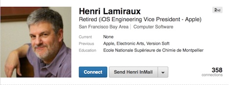 iOS-Entwickler & Vice President Henri Lamiraux geht in Rente