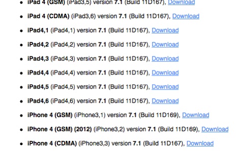 iPad 4.3 und 4.6: iOS 7.1 gibt Hinweise